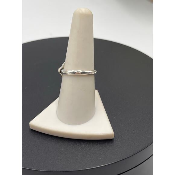 Natural Larimar Ring 925 Sterling Silver Handmade Oval Cabochon Gemstone Sz 8 - Picture 5 of 8